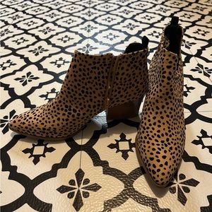 Leopard booties